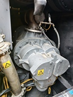 Compresseur d'air à vis industriel d'occasion Atlas Copco XRVS 1050 25 bar 1050 CFM avec moteur et pompe Caterpillar 328 kW
