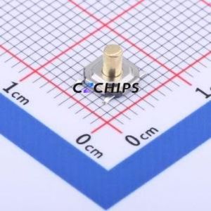 GT-TC084A-H040-L5 Tactile Switch SMD-4P,5.2x5.2mm Switch Single Pole Single Throw Round Button 1.6N Vertical Mount - Product Image 1