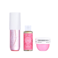 KOSY MOSY Vibrant Code Coffret 3 pièces Eau de Toilette Femme 100ml 60ml Beurre Corporel 50g Parfum Doux Longue Durée Écologique Luxueux