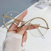 2024 nouveau Design cadre optique lunettes d'ordinateur rondes anti lumière bleue dernière conception de cadre optique lunettes montures de lunettes