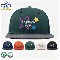 Cappellini Snapback Bicolore Verde e Grigio Classici e Trendy con Logo Personalizzato per Uso Quotidiano e Streetwear