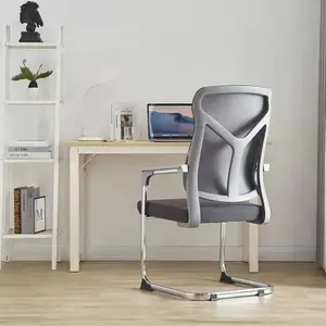 Kursi kantor ergonomis desain Modern grosir dengan kain jala belakang yang nyaman