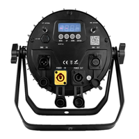 Extérieur IP65 12x18w RGBAW UV Led Par Batterie Sans Fil Wifi Batterie Uplight Étanche Led Par Lumière