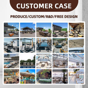 Nuevo Juego de Muebles de Jardín de Aluminio para Exteriores, Muebles de Patio, Mesa de Comedor Rectangular de Aluminio y Juego de Sillas - Product Image 5