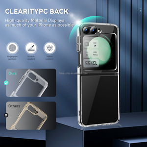 Funda de teléfono personalizada, transparente, superventas, barata, resistente, de plástico duro, con estampado de Tpu, para <span class=keywords><strong>Samsung</strong></span> Z, Filp6 Girl, Funda universal para móvil - Product Image 2