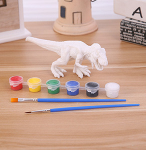 Gốm Trang Trí, Khủng Long Sẵn Sơn Diy Của Riêng Bạn Mô Hình Mô Phỏng 3 D Màu Mới Lạ Của Trẻ Em Đồ Chơi Tự Làm Sáng Tạo - Product Image 2