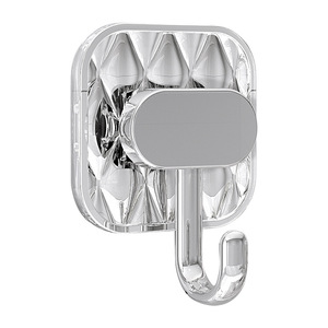 Time Machine Adhesive Hooks 4 Pack Heavy Duty Transparent Wall Mount For Bathroom Kitchen Door - Product Image 3