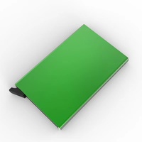 Dompet Pintar Versi Baru Anti RFID Minimalis, Penahan Kartu RFID, Tempat Kartu Aluminium