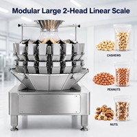 Balance multi-têtes automatique 14 têtes 0,5 L pour noix de cajou, grains de café, bonbons et aliments