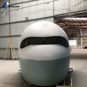 Scultura moderna della cabina di pilotaggio dell'aeroplano | Decorazione esterna/interna con Design personalizzato - Product Image 4