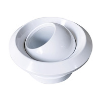 Diffuseur d'air sphérique en alliage d'aluminium anti-condensation pour système de climatisation centralisée commerciale à injection d'air frais à distance