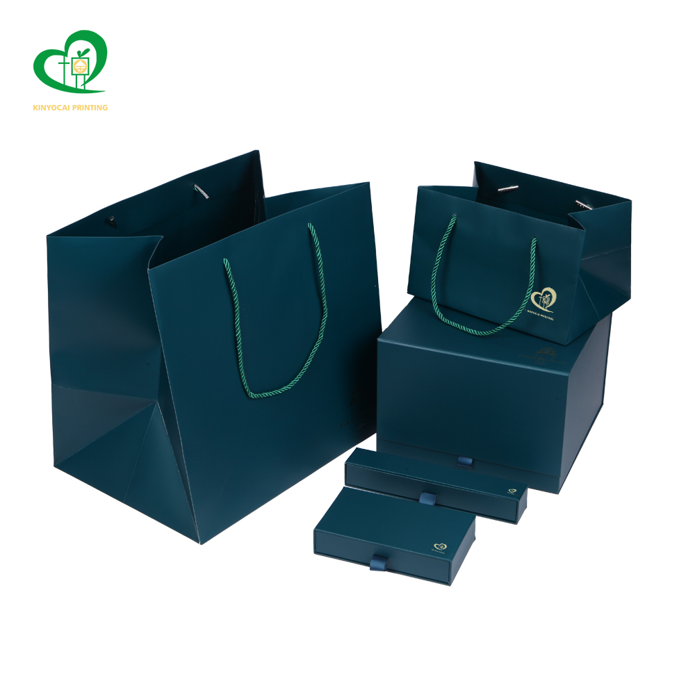 Customizable Designed Luxury Eco-Friendly Durable Paper Bag with Magnetic Closure and Ribbon Handle for Shopping Packaging