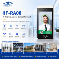 HFSecurity RA08, Máquina de Control de Asistencia con Reconocimiento Facial, Gestión de Visitantes con Huella Dactilar, Software Gratuito GreenPass