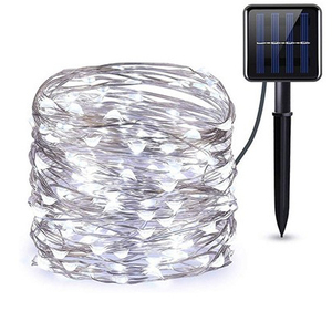 Outdoor Solar String 20m With200 <strong>LED</strong> Fairy Lamps and Eight Modes Decorative Copper <strong>Wire</strong> <strong>Lights</strong> for Park Trees and Wedding - Product Image 1