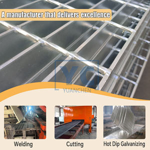 Prix du fabricant Caillebotis de sécurité pour toiture Passerelle Escalier Caillebotis en acier galvanisé - Product Image 6