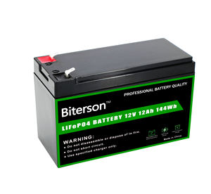 Индивидуальный перезаряжаемый литий-ионный аккумулятор <span class=keywords><strong>LiFePO4</strong></span> 12В с длительным сроком службы, призматический, 12.8В 12Ач, для замены свинцово-кислотных батарей - Product Image 3