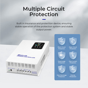 Kungf <span class=keywords><strong>Solar</strong></span> 120A-200A Auto MPPT controlador de carga <span class=keywords><strong>Solar</strong></span> 12V/24V/36V/48V pantalla LCD 200V controlador de iluminación para sistema doméstico - Product Image 5