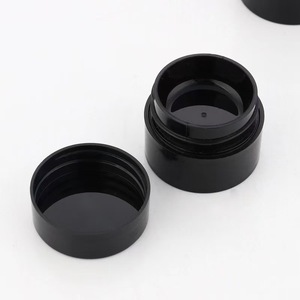 Bouchon de flacon cosmétique noir en PP de 5 ml pour emballage de vernis à ongles, contenant opaque - Product Image 1