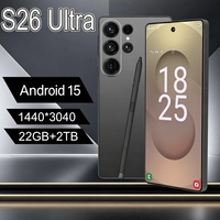 Teléfono Inteligente S26 Ultra de Alta Calidad con Pantalla Grande, 22GB+2TB, Wifi, Alta Velocidad, Global, Android 15, 4G, 5G