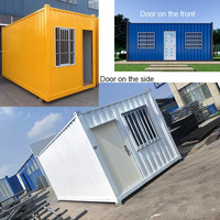 Bureau modulaire préfabriqué portatif de cabine de maison de conteneur pliable ondulé de paquet plat