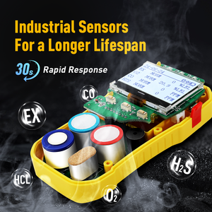 Bosean Lpg/<strong>h2s</strong>/ph3/voc/co/co2 Ozone Oxygen Natural Hydrogen Combustible Smart Industrial <strong>Multi</strong> Portable 4 in 1 <strong>Gas</strong> Leak <strong>Detector</strong> - Product Image 3