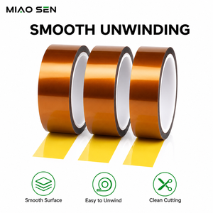 Heat Press Transfer Tape Heat Resistant Kaptons Polyimide Tape Battery Thermal Adhesive Tape For Sublimation Tumblers
