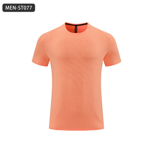 T-shirt d'été à séchage rapide pour hommes, respirant et extensible, à col rond et à manches courtes (commandes en gros disponibles) - Product Image 5