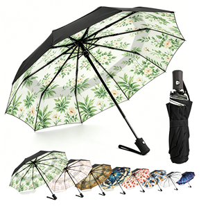 Wholesale 3 Folding Umbrella Full Print For Wholesale Event Giveaway <b>Gift</b> Promotion Umbrella - Product Image 1