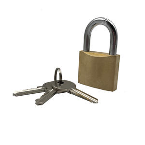 फैक्टरी थोक हॉट बिक्री उच्च सुरक्षा सस्ते छोटे पीतल पैड लॉक वर्ग निकाय तीन पीतल की चाबियों के साथ - Product Image 5