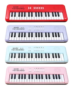 Music Toys Colorful Music Keyboard Mini Size Electronic Organ Portable Piano Keyboard Piano Instruments 37 Keys