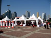 Carpa de Aluminio Impermeable de PVC para Fiestas al Aire Libre, Carpas de Exhibición en Venta, Carpa Pagoda de Aluminio para Almacenes