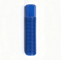 A193-B7 Alloy Steel Fluoropolymer Coated Square Head Fully Threaded Stud Bolt for Heavy Industry Flange Connections
