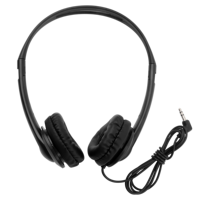 Headset Overhead pembatalan kebisingan kabel Usb berwarna