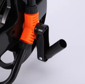 Chariot à <span class=keywords><strong>enrouleur</strong></span> de tuyau de 20 m <span class=keywords><strong>avec</strong></span> support de pistolet pulvérisateur, <span class=keywords><strong>enrouleur</strong></span> de tuyau <span class=keywords><strong>d</strong></span>'eau portable pour l'<span class=keywords><strong>arrosage</strong></span> du jardin et le lavage de voiture - Product Image 4