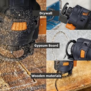 Cortador de Ventanas y Puertas con Punta de Guía para Paneles de Yeso de 3/16, Modelo 2025, Utilizado para Cortar con Sierra Espiral Rotatoria - Product Image 3