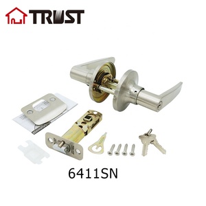CONFIANCE 6411 SN Salle <span class=keywords><strong>D</strong></span>'entrée Leviers De Porte En Nickel Brossé Poignées Droites Portes Intérieures Porte <span class=keywords><strong>Serrure</strong></span> - Product Image 2