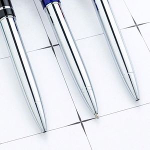 New Multi-Color 1.0Mm Custom Logo Hotel & Bank Business Gift Twist-Action Metal Ballpoint <b>Pen</b> - Product Image 3