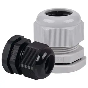 High Quality Waterproof Ip68 Plastic Cable Gland pg29 cable range 18-25mm thread length 12mm