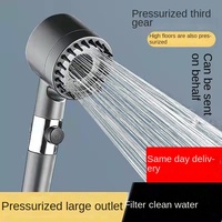 Support de douche à main multifonctionnel à jet pressurisé Accessoire de robinet de salle de bain pour systèmes pressurisés modernes