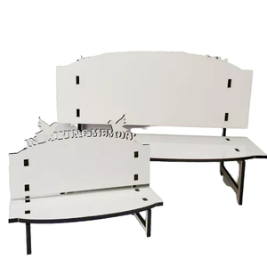 Wholesale 2025 New Design Sublimation Blanks <strong>Memory</strong> <strong>Bench</strong> DIY White Customized Logo Custom Shapes Party Wooden Craft <strong>Bench</strong> - Product Image 1