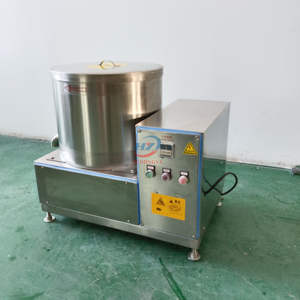 מכונת פיזור מזון מטוגן קטן מנירוסטה אל חלד צנטריפוגלי מכונת פיזור קסאווה תפוחי אדמה - Product Image 6