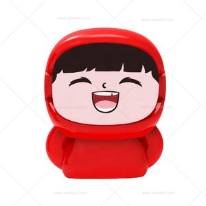 Altavoz portátil con animales que cambian de cara: Suministro de fábrica, mini altavoz Bluetooth, diseño de altavoz de robot inalámbrico - Product Image 4