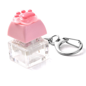 Al por mayor Llavero de PU con diseño de garra de gato, juguete antiestrés de descompresión para la punta de los dedos, colgante para bolso, regalo para parejas y festivales - Product Image 4