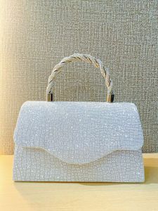 Nouveau Sac à Rabat pour Femme, Style Urbain Simple, en Polyester Pailleté, avec Fermeture Magnétique, pour Soirée, Tanjing - Product Image 4