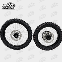 SKOAX Sur-Ron Ultra Bee 21/18 Jantes noires de 21/18 pouces, taille de jante 1.6 et 2.15, remplacement direct, usinées avec précision, pour conduite sur piste unique
