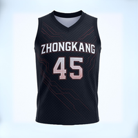 Basket-ball conception personnalisée pour maillots Jordan Maker hommes vente réversible Shorts uniformes porter des jeunes