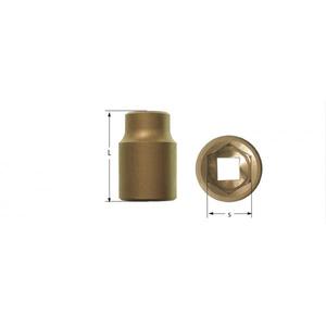 Ampco-ซ็อกเก็ต CD2037A 6จุด, ไดรฟ์3/4 '', บ่อน้ำลึก, อลูมิเนียมสีบรอนซ์ (เมตริก) - Product Image 1