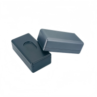 Boîte à snus personnalisée en aluminium 6061 à double compartiment avec couvercle coulissant, finition sablée et anodisée, pour le stockage portable du tabac, usinée par électro-érosion à fil.