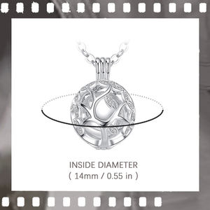 Colgante de aluminio con urna de cremación, joyería de cremación, flor hueca para conmemorar a los familiares muertos para el funeral - Product Image 6