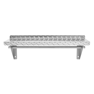 Anti-Skid Wall Mount Storage Rack Stainless Steel Kitchen Wall <b>Shelf</b> with Removable Utility Hooks for Restaurant Canteen - Product Image 3
